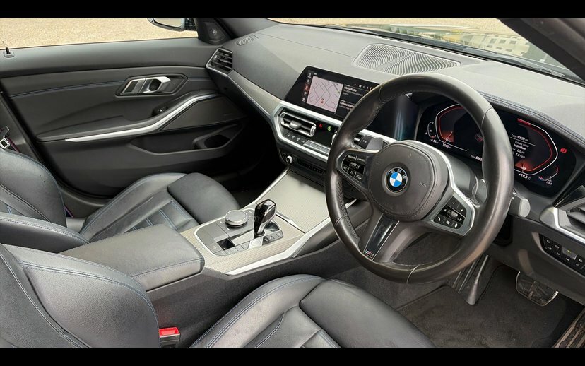 BMW 3 Series 2.0 320I M Sport Saloon 184 Ps Black #6