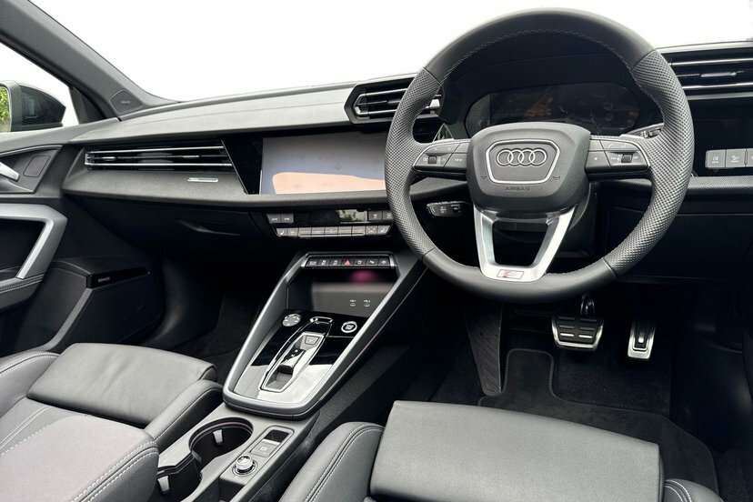 Audi A3 1.5 Tfsi 35 Black Edition Saloon S Tron Black #6