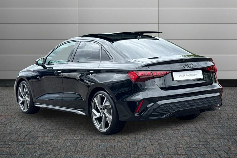 Audi A3 1.5 Tfsi 35 Black Edition Saloon S Tron Black #3