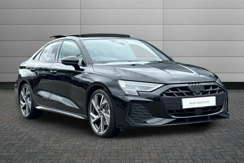 Audi A3 1.5 Tfsi 35 Black Edition Saloon S Tron Black
