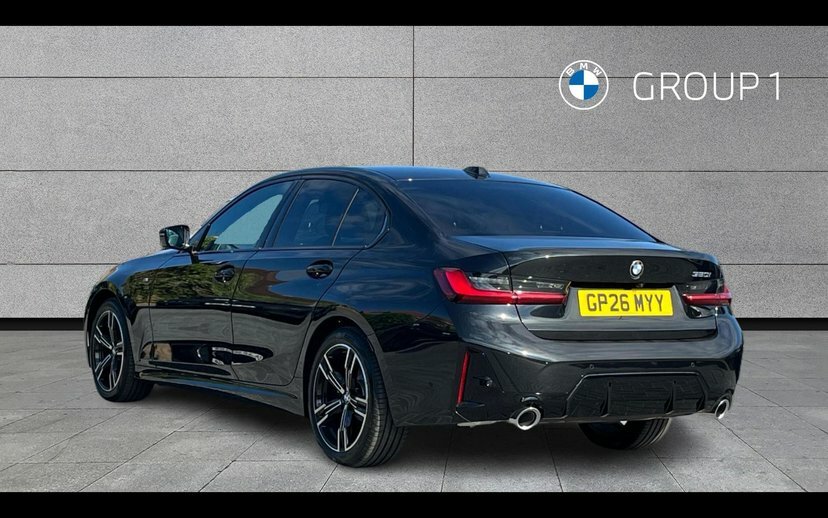 BMW 3 Series 2.0 320I M Sport Saloon 184 Ps Black #2