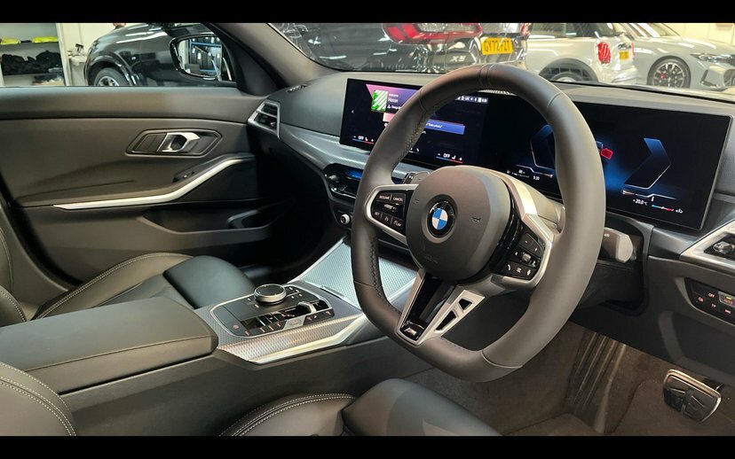 BMW 3 Series 2.0 320I M Sport Saloon 184 Ps Black #6