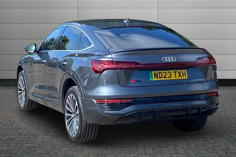 Audi Q8 e tron 55 S Line Sportback Quattro 114K Grey #3