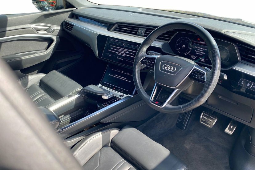 Audi Q8 e tron 55 S Line Sportback Quattro 114K Grey #6