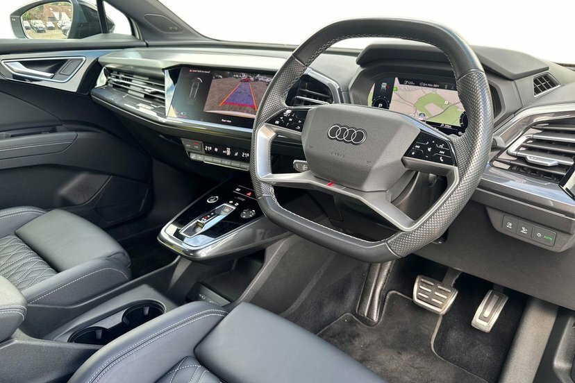 Audi Q4 E Tron 50 Vorsprung Sportback Quattro 8 White #6