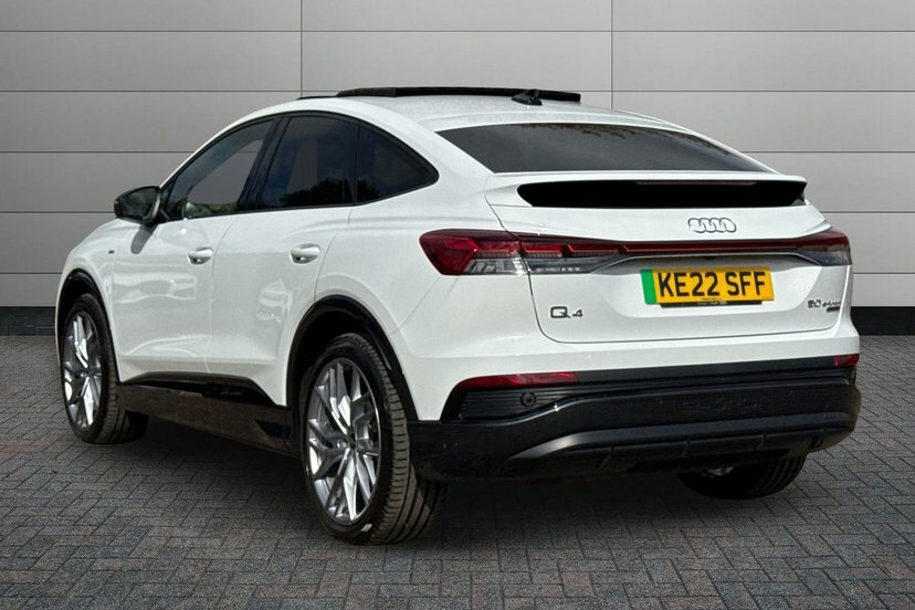 Audi Q4 E Tron 50 Vorsprung Sportback Quattro 8 White #3