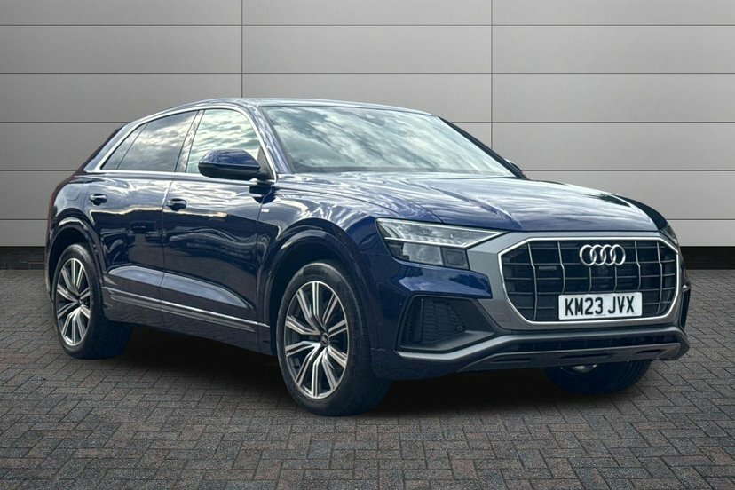 Audi Q8 3.0 Tdi V6 50 S Line Suv Tiptronic Quat Blue