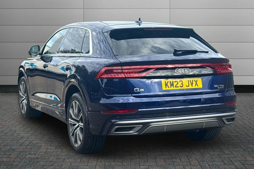 Audi Q8 3.0 Tdi V6 50 S Line Suv Tiptronic Quat Blue #3