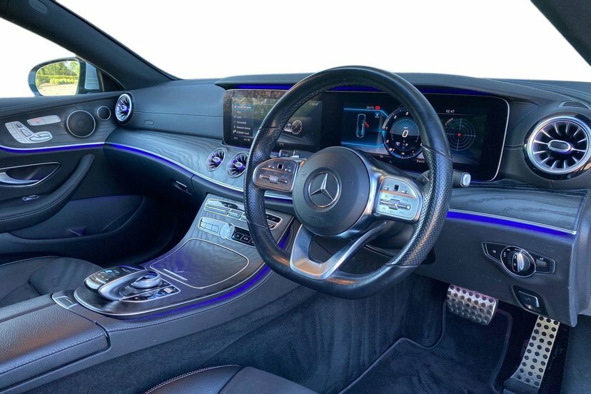 Mercedes-Benz E Class E220d Amg Line Coupe Silver #5
