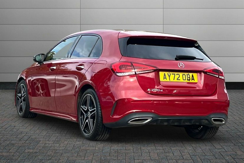 Mercedes-Benz A Class A200d Amg Line Premium Red #2