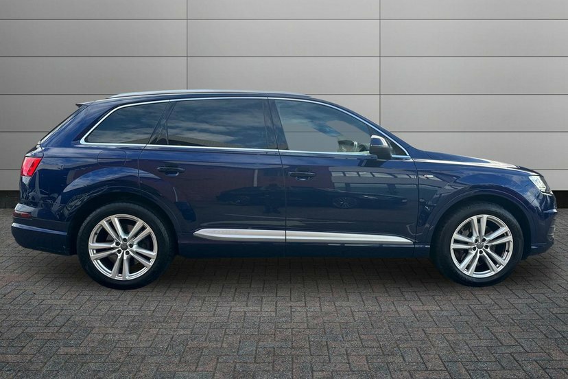 Audi Q7 3.0 Tdi V6 45 S Line Suv Tiptronic Quat Blue #4