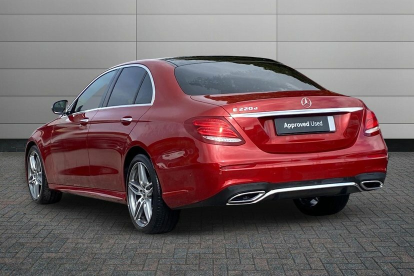 Mercedes-Benz E Class 2.0 E220d Amg Line Premium Saloon Red #2