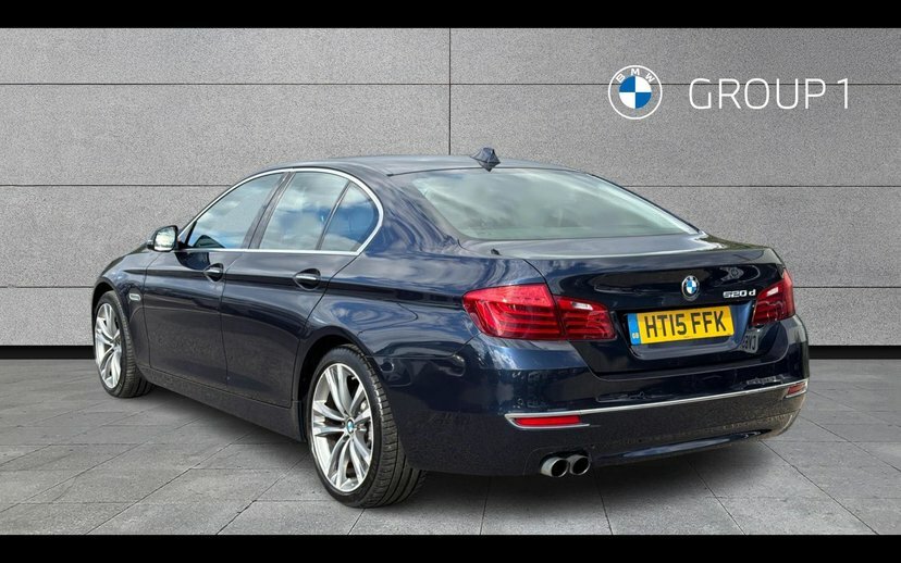 BMW 5 Series 2.0 520D Luxury Saloon 190 Ps Blue #2
