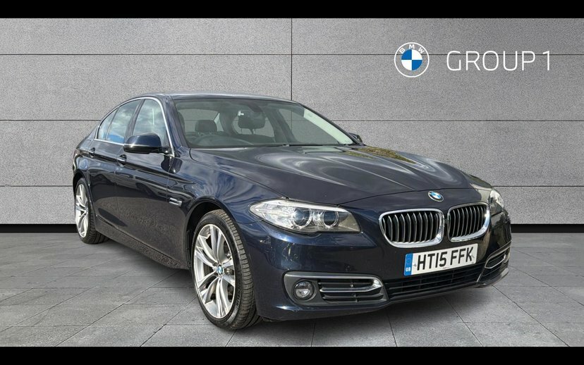 BMW 5 Series 2.0 520D Luxury Saloon 190 Ps Blue