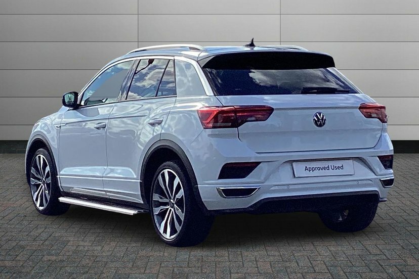 Volkswagen T-Roc 1.5 Tsi Gpf Evo R-line Suv 150 White #3