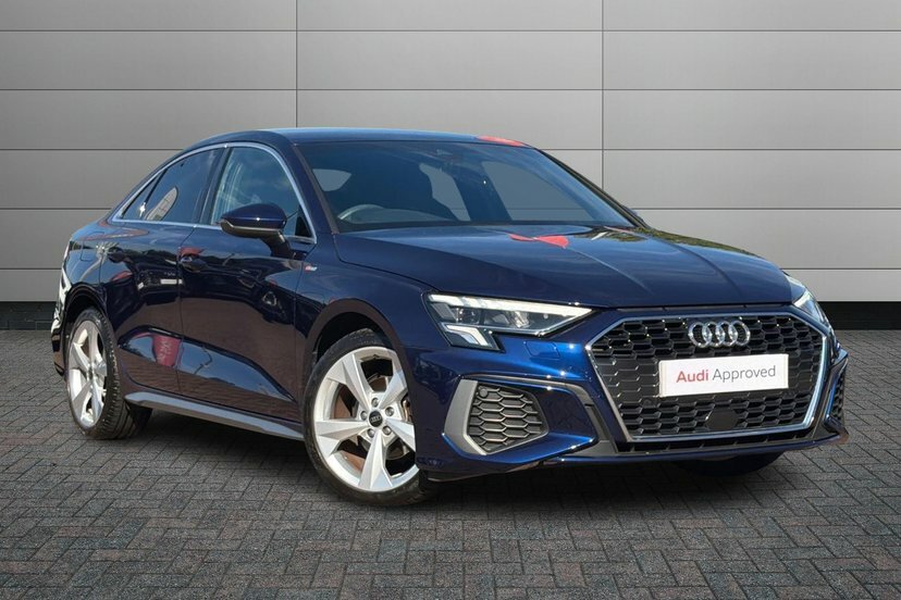 Audi A3 1.5 Tfsi 35 S Line Saloon 150 P Blue