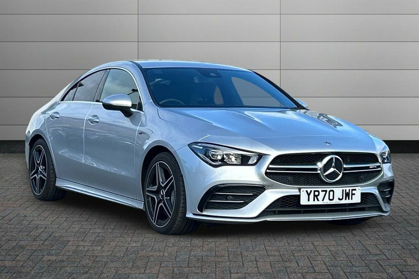Mercedes-Benz CLA Class 2.0 Cla35 Amg Coupe 7G-dct 4Matic 306 Silver