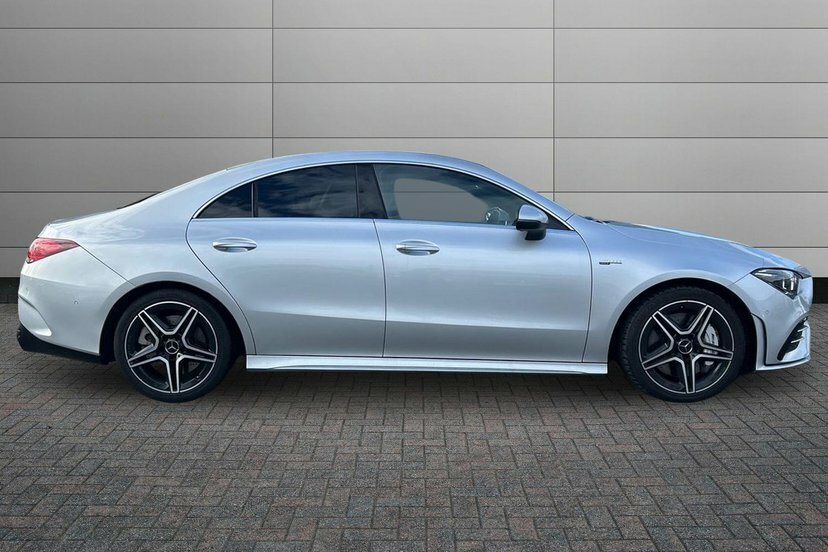 Mercedes-Benz CLA Class 2.0 Cla35 Amg Coupe 7G-dct 4Matic 306 Silver #3