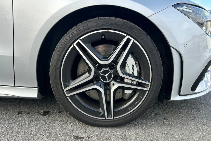Mercedes-Benz CLA Class 2.0 Cla35 Amg Coupe 7G-dct 4Matic 306 Silver #4