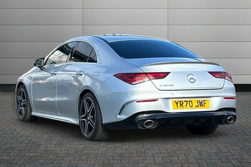 Mercedes-Benz CLA Class 2.0 Cla35 Amg Coupe 7G-dct 4Matic 306 Silver #2