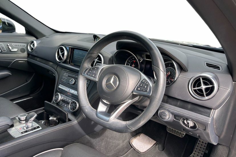 Mercedes-Benz SL Class 3.0 Sl400 V6 Amg Line Premium Convertible Pe Black #5