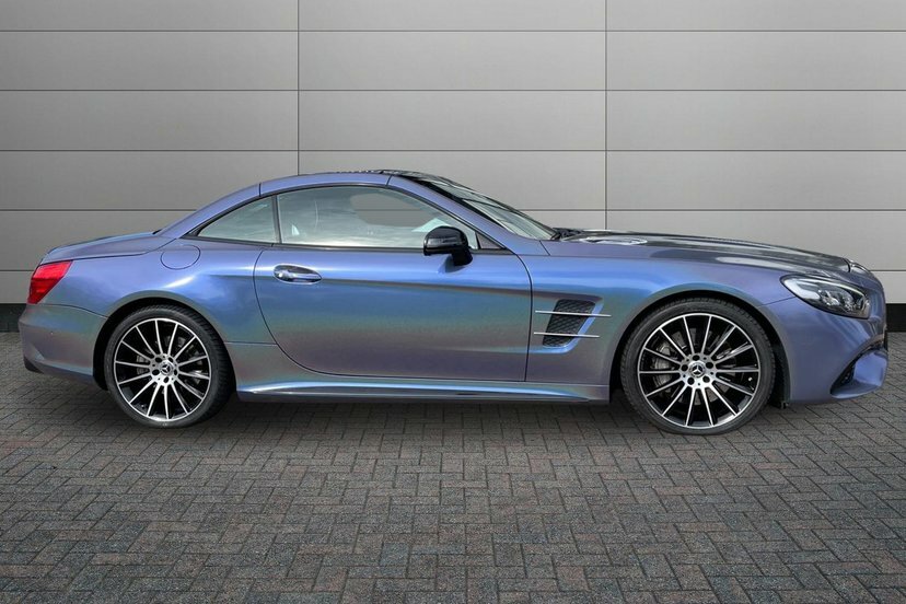 Mercedes-Benz SL Class 3.0 Sl400 V6 Amg Line Premium Convertible Pe Black #3