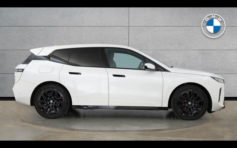 BMW iX Ix Xdrive45 M Sport White #3
