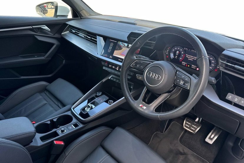 Audi A3 1.5 Tfsi 35 S Line Saloon S Tronic 150 White #6