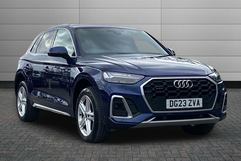 Audi Q5 2.0 Tdi 40 S Line Suv S Tronic Quattro Blue
