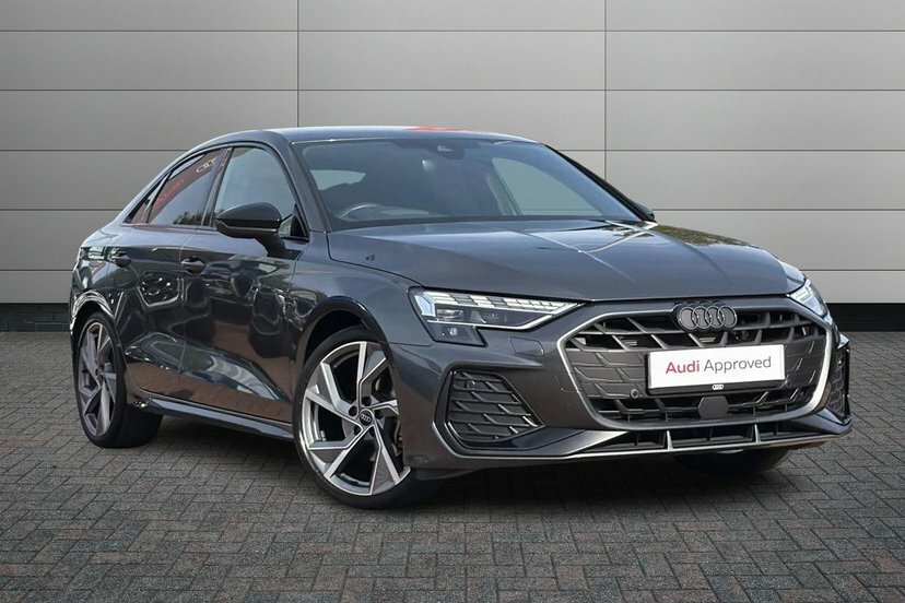 Audi A3 1.5 Tfsi 35 Black Edition Saloon S Tron Grey