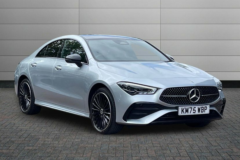 Mercedes-Benz CLA Class 1.3 Cla250e 15.6Kwh Amg Line Premium Plus Coupe Silver