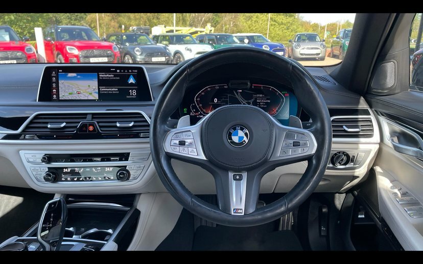 BMW 7 Series 3.0 740D M Sport Saloon Xdrive 32 Black #5