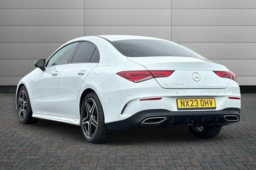 Mercedes-Benz CLA Class 2.0 Cla220d Amg Line Executive Coupe White #2