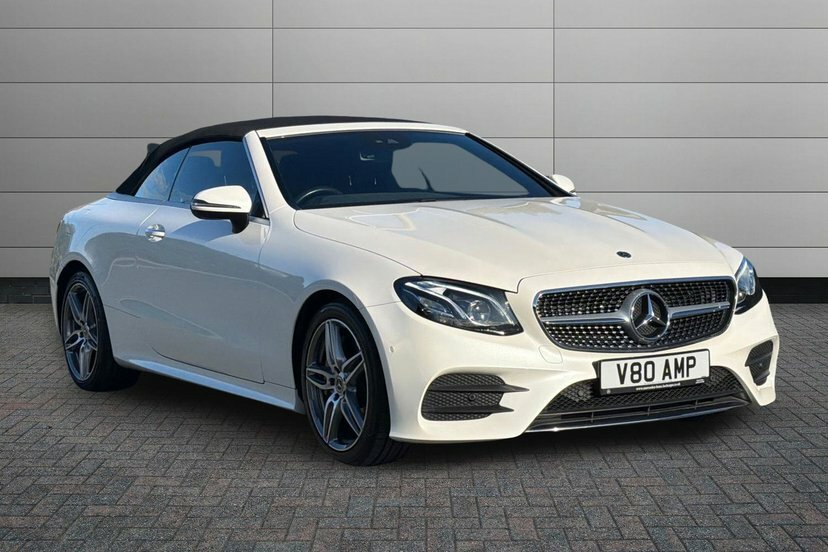 Mercedes-Benz E Class E300 Amg Line Premium Plus Cabriolet White