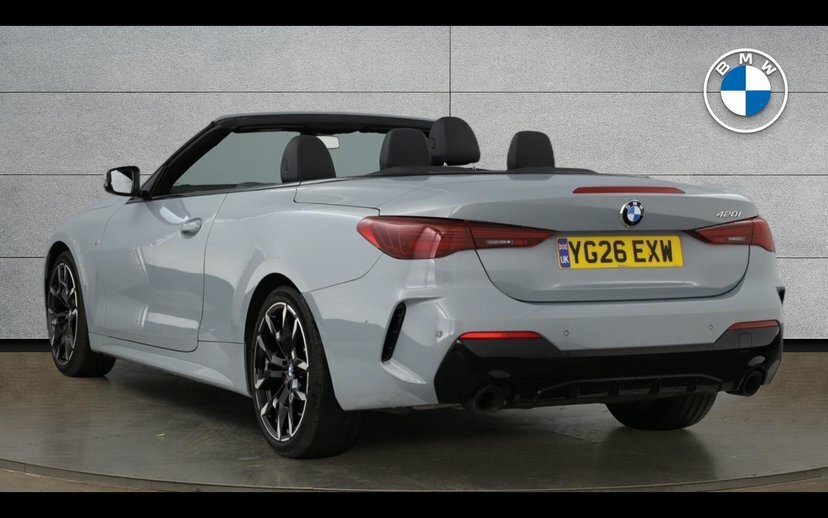 BMW 4 Series 420I M Sport Convertible Grey #2