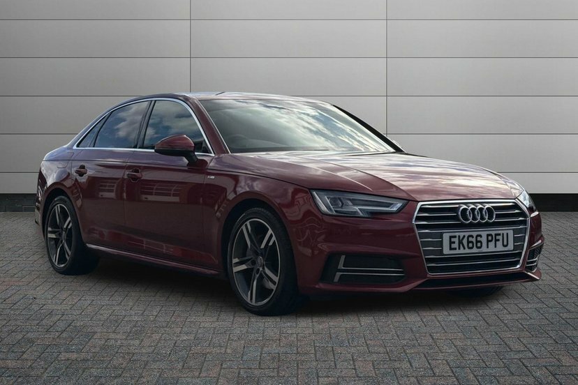 Audi A4 2.0 Tdi Ultra S Line Saloon S Tronic 1 Red