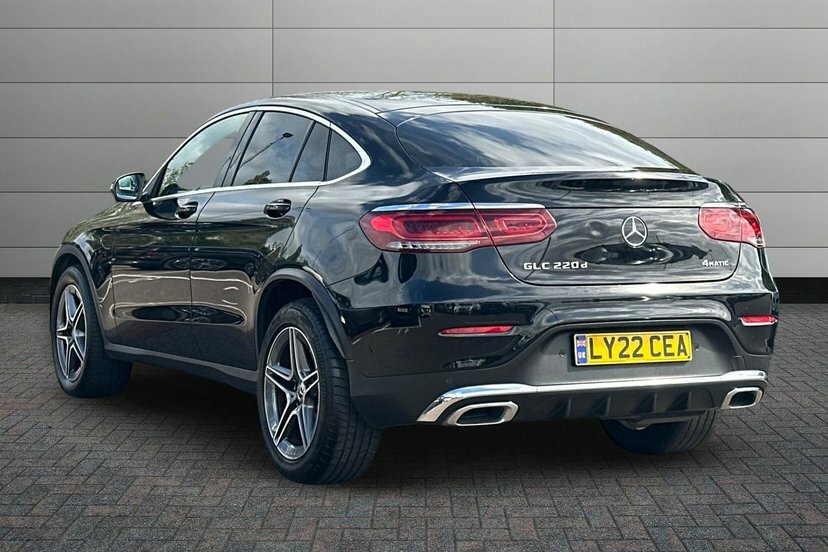 Mercedes-Benz GLC Class Glc220d Amg Line Coupe Black #2