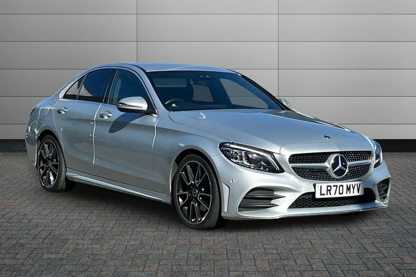 Mercedes-Benz C Class 2.0 C220d Amg Line Premium Saloon G-t Silver
