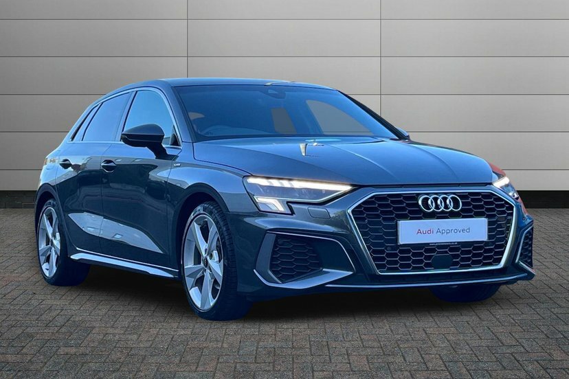 Audi A3 2.0 Tdi 35 S Line Sportback S Tronic 1 Grey