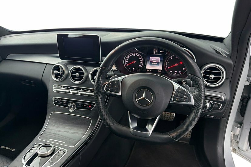 Mercedes-Benz C Class 2.1 C220d Amg Line Saloon G-tronic 17 Silver #6