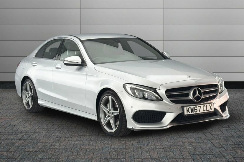 Mercedes-Benz C Class 2.1 C220d Amg Line Saloon G-tronic 17 Silver