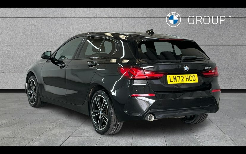 BMW 1 Series 116D Sport LM72HCO Black #2
