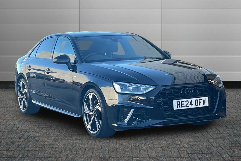 Audi A4 2.0 Tfsi 40 Black Edition Saloon S Tron Black