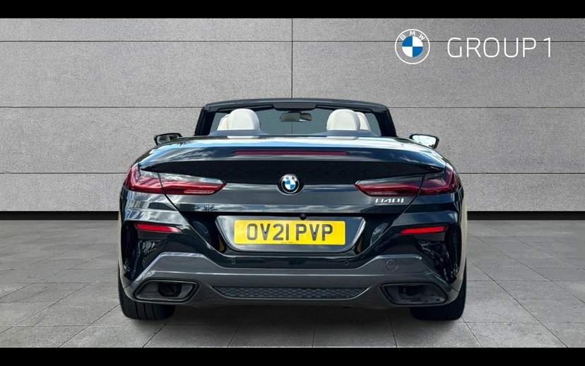 BMW 8 Series 840I Convertible Black #15