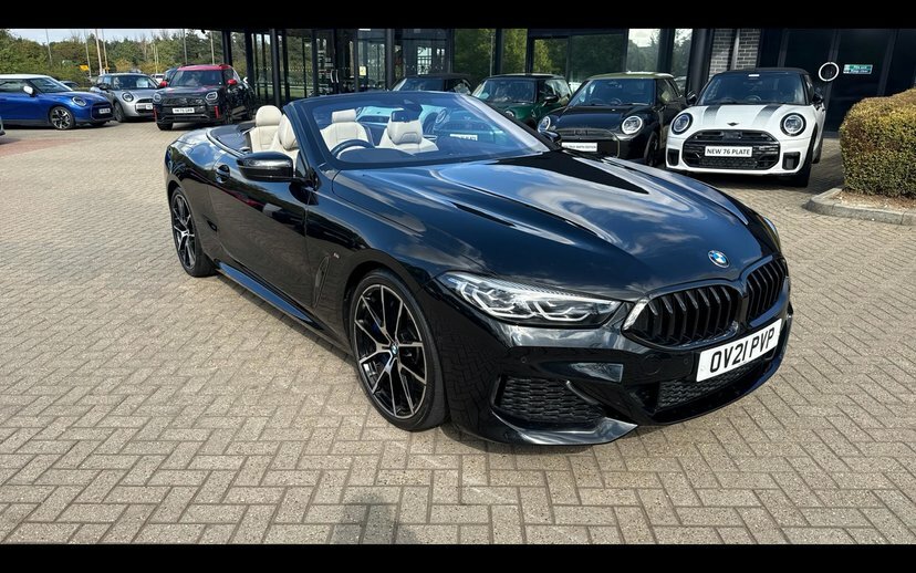 BMW 8 Series 840I Convertible Black #36