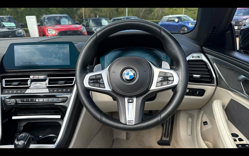 BMW 8 Series 840I Convertible Black #5