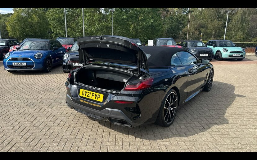 BMW 8 Series 840I Convertible Black #25