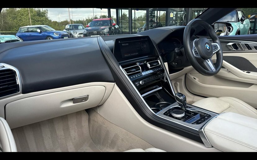 BMW 8 Series 840I Convertible Black #7