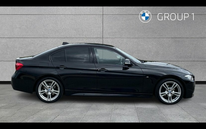 BMW 3 Series 320D M Sport Saloon Black #3
