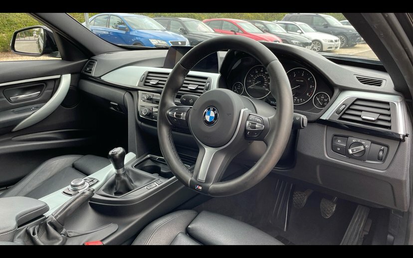 BMW 3 Series 320D M Sport Saloon Black #6